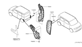 Diagram for 2014 Nissan Cube Wheelhouse - 78816-1FA0A