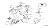 Diagram for 2009 Nissan Cube Seat Cover - H7620-1A83C