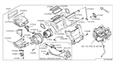 Diagram for 2012 Nissan Cube Blend Door Actuator - 27730-1FC0A