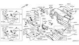 Diagram for 2012 Nissan Cube Instrument Cluster - 68241-1FC0A