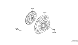 Diagram for Nissan Pressure Plate - 30210-ED80A