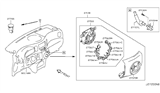 Diagram for 2010 Nissan Cube A/C Switch - 27510-1FG0B