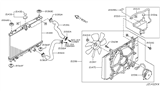 Diagram for 2011 Nissan Cube A/C Condenser Fan - 21481-1FC0A