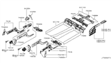 Diagram for 2010 Nissan Cube Rear Crossmember - 75470-1FC0A