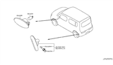 Diagram for Nissan Side Marker Light - 26190-1FC0A