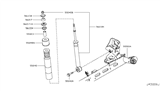 Diagram for 2012 Nissan Versa Bump Stop - 55240-3U000