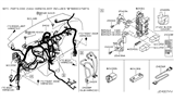 Diagram for Nissan Rogue Fuse Box - 24311-ED000