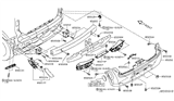 Diagram for Nissan Bumper - 85022-1FC0H