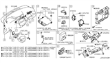 Diagram for Nissan Body Control Module - 284B1-4BA5A