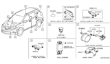 Diagram for 2017 Nissan Rogue TPMS Sensor - 40700-3VU0A