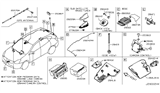 Diagram for 2020 Nissan Rogue Antenna - 28208-6FL1A