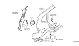 Diagram for 2017 Nissan Rogue Fuel Door - 78830-4CC0A