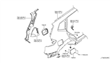 Diagram for 2020 Nissan Rogue Fuel Door - 78830-7FW1A