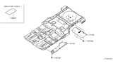 Diagram for 2020 Nissan Rogue Exhaust Heat Shield - 74772-4CL0A