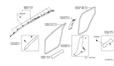 Diagram for 2017 Nissan Rogue Door Seal - 76921-4CA1A