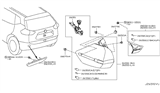 Diagram for 2016 Nissan Rogue Back Up Light - 26550-4BA0A