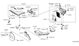 Diagram for Nissan Air Filter Box - 16528-4BA5A