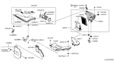 Diagram for 2019 Nissan Rogue Air Filter Box - 16528-4BA5A