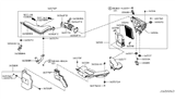 Diagram for 2016 Nissan Altima Mass Air Flow Sensor - 22680-3VA0A