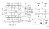 Diagram for 2017 Nissan Rogue Sport Body Mount Hole Plug - 76884-7FR0A