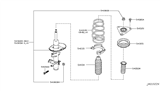 Diagram for 2016 Nissan Rogue Coil Springs - 54010-9TA0C