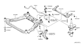 Diagram for Nissan Sway Bar Bushing - 54613-4BA3A