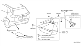 Diagram for 2019 Nissan Rogue Back Up Light - 26555-6FP5B