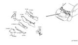 Diagram for 2019 Nissan Rogue Dash Panels - G6240-4BAMB