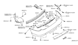 Diagram for 2016 Nissan Rogue Bumper - 85022-9TA0H