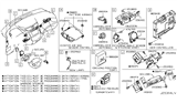 Diagram for 2019 Nissan Rogue Mirror Actuator - 98800-6FL0D