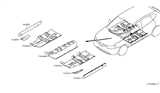 Diagram for 2014 Nissan Rogue Floor Pan - 74320-4BA0A