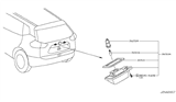 Diagram for Nissan Murano Light Socket - 26251-8991B