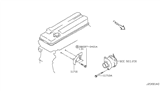 Diagram for 2020 Nissan Rogue Alternator Bracket - 11710-3TS0A