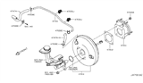 Diagram for 2018 Nissan Rogue Brake Booster - D7210-4BA5A