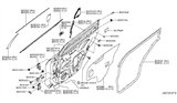 Diagram for 2016 Nissan Leaf Door Hinge - 82420-AG000