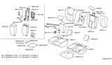 Diagram for 2019 Nissan Rogue Seat Cover - 88671-6FA4B