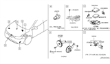 Diagram for 2020 Nissan Rogue Air Bag Sensor - K8581-5NN0J