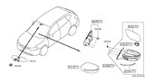 Diagram for 2020 Nissan Rogue Car Mirror - 96302-9TB0A