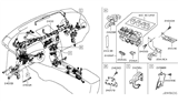 Diagram for 2016 Nissan Rogue Fuse Box - 24350-6FL0A