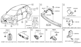 Diagram for 2015 Nissan Rogue Transmitter - 285E3-4CB6C