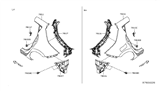 Diagram for 2015 Nissan Leaf Fender - 78112-3NF0A