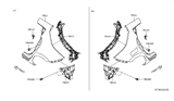 Diagram for 2015 Nissan Leaf Fender - 78113-3NF0A