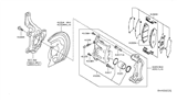 Diagram for 2017 Nissan Altima Brake Pad Set - D1060-3TA0A