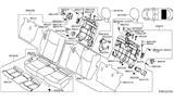 Diagram for 2013 Nissan Leaf Seat Cover - 88320-3NF1A