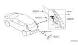 Diagram for 2014 Nissan Leaf Tail Light - 26555-9RB0A