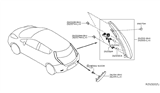 Diagram for 2014 Nissan Leaf Back Up Light - 26555-9RB0A