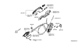 Diagram for 2018 Nissan Leaf Door Handle - 80671-3NF0A