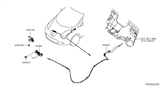 Diagram for 2013 Nissan Leaf Hood Latch - 65601-3NF0A