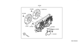 Diagram for 2017 Nissan Leaf Radiator fan - 21481-3NF0B