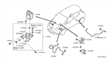 Diagram for 2011 Nissan Leaf Speed Sensor - 47910-3NA0A